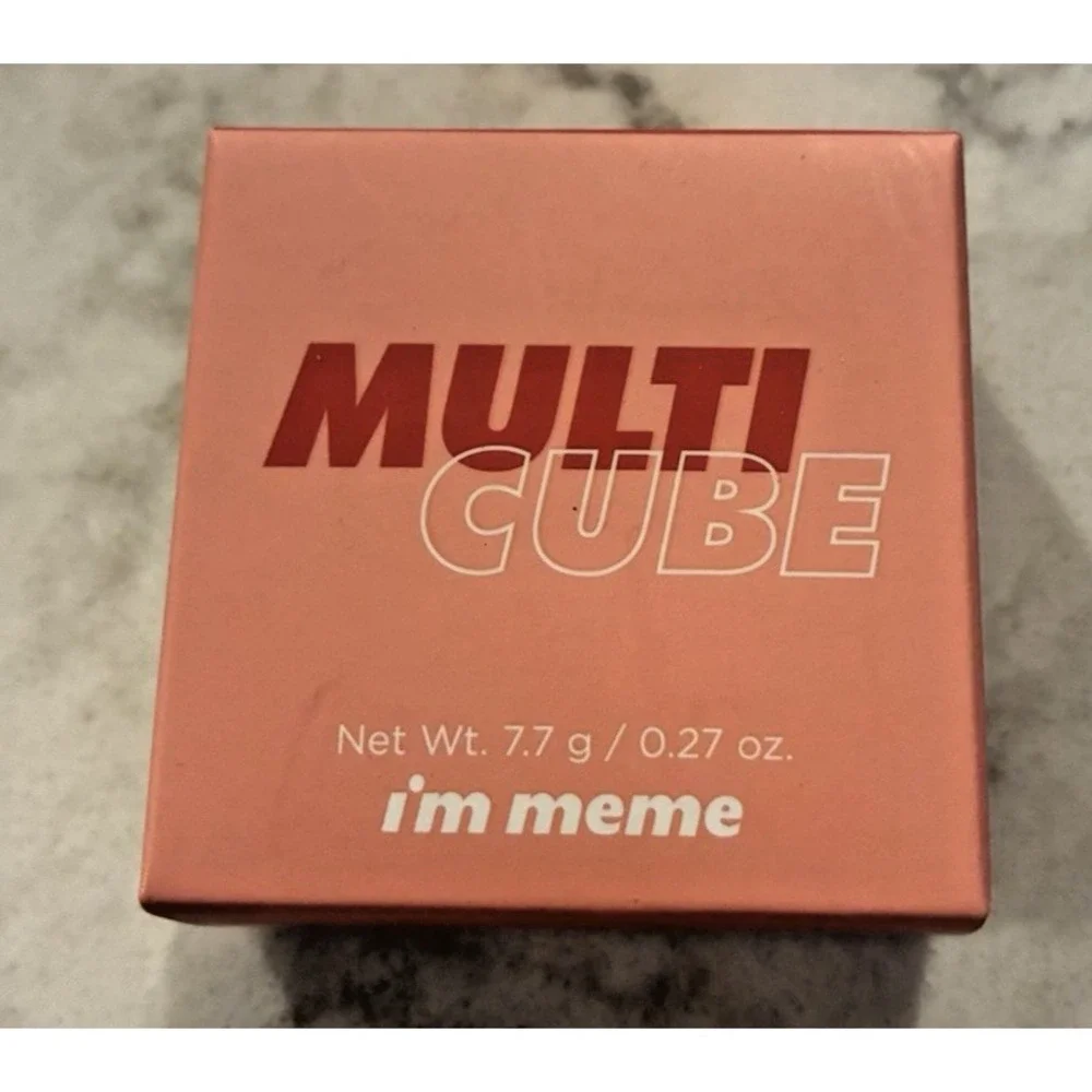 I'M MEME Multi Cube All-in-One Eye & Cheek Palette 08 Fig Tart - Brand New